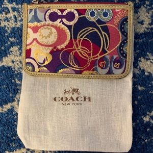 Gently used coach wallet